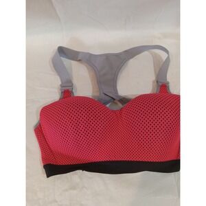 Victorias Secret VSX Sport Pink Mesh Racerback High Impact Sports Bra 34D